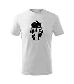DRAGOWA дитяча футболка з коротким рукавом Spartan, біла