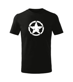 DRAGOWA дитяча футболка з коротким рукавом star, чорна