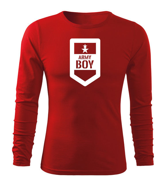DRAGOWA Fit-T футболка з довгим рукавом army boy, вудленд 160g/m2