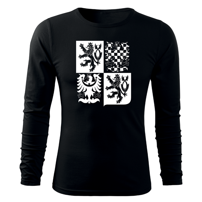 DRAGOWA Fit-T футболка з довгим рукавом 160g/m2, чорна