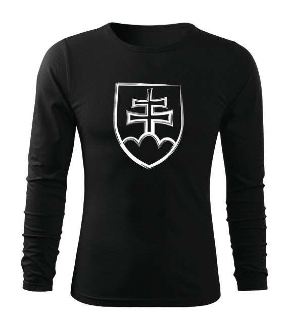 DRAGOWA Fit-T футболка з довгим рукавом 160g/m2, чорна