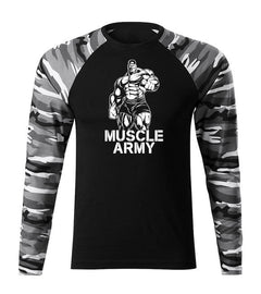 DRAGOWA Fit-T футболка з довгим рукавом muscle army man 160 g/m², metro