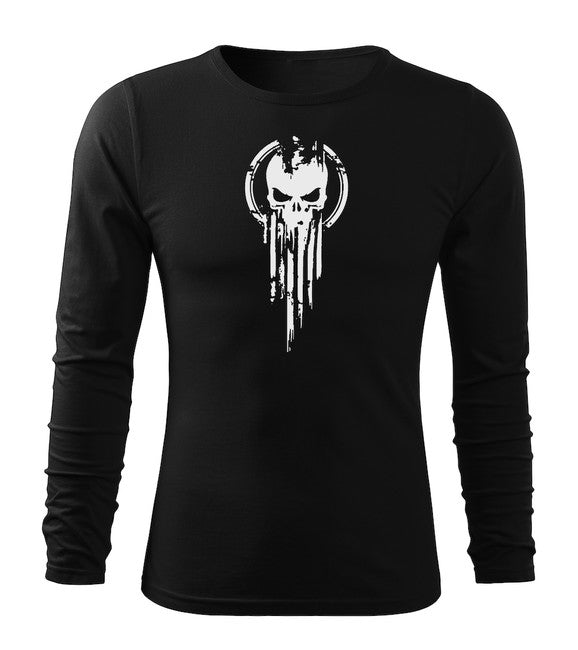 DRAGOWA Fit-T футболка з довгим рукавом, чорна 160g/m2