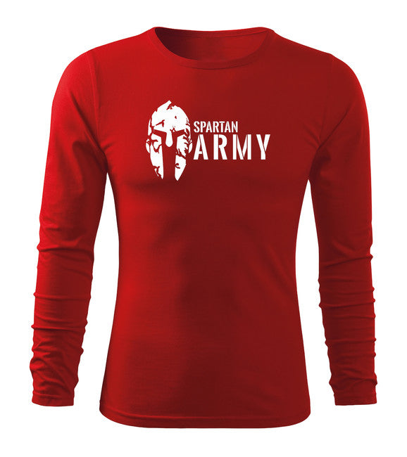 DRAGOWA Fit-T spartan army футболка з довгим рукавом, вудленд 160g/m2