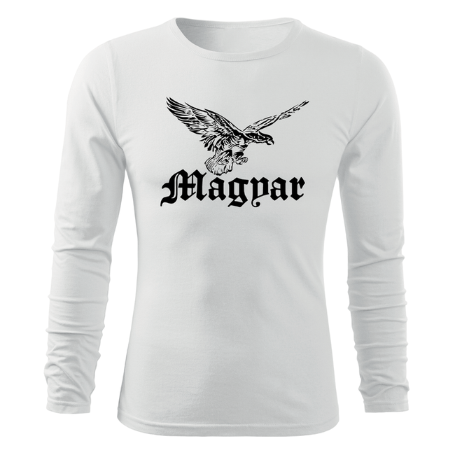 DRAGOWA Fit-T футболка з довгим рукавом 160g/m2, біла