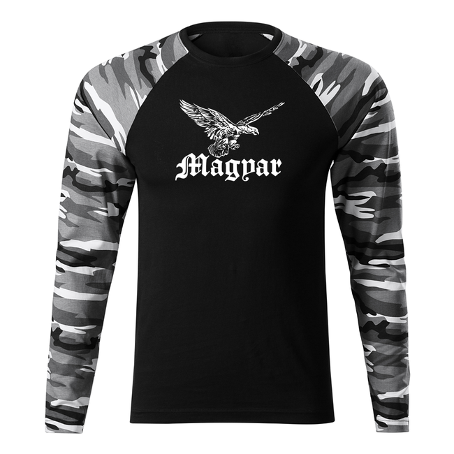 DRAGOWA Fit-T футболка з довгим рукавом, птах турул