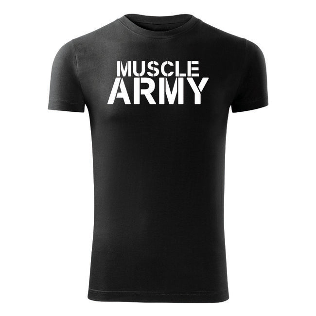 DRAGOWA muscle fitness футболка, чорна 180 г/м²