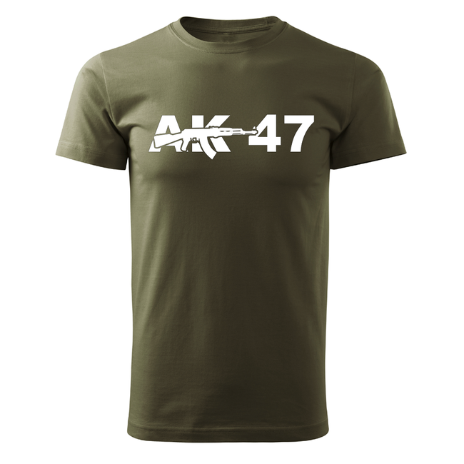 DRAGOWA AK-47 коротка футболка, оливкова 160g/m2