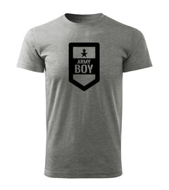 DRAGOWA футболка з коротким рукавом army boy 160 g/m², сіра