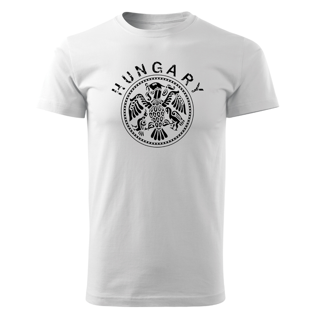 DRAGOWA коротка футболка hungary 160g/m2, біла