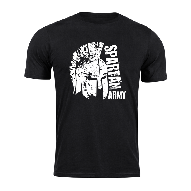 DRAGOWA spartan army футболка león, чорна 160g/m2