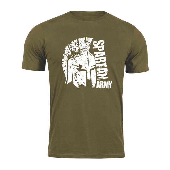 DRAGOWA spartan army футболка león, оливкова 160g/m2