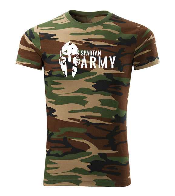DRAGOWA spartan army футболка, маскувальна 160g/m2