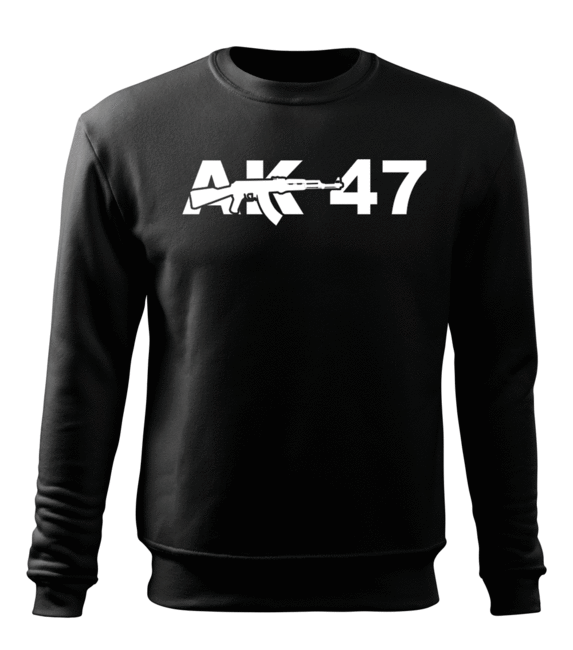 DRAGOWA AK-47 світшот чоловічий, чорна 300g/m2