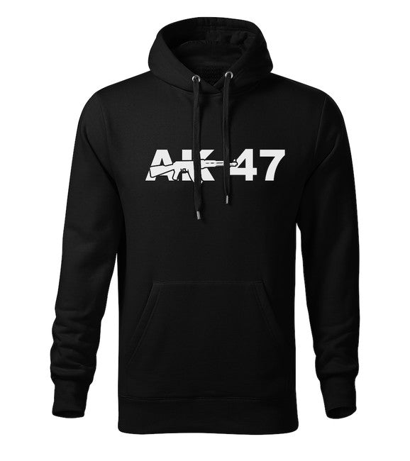 DRAGOWA AK-47 толстовка з капюшоном чоловіча, чорна 320g/m2