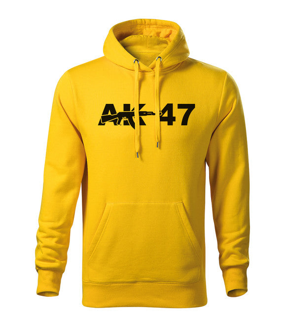 DRAGOWA AK-47 толстовка з капюшоном чоловіча, жовта 320гм2