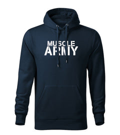 DRAGOWA чоловіче худі muscle army 320 g/m², темно-синє