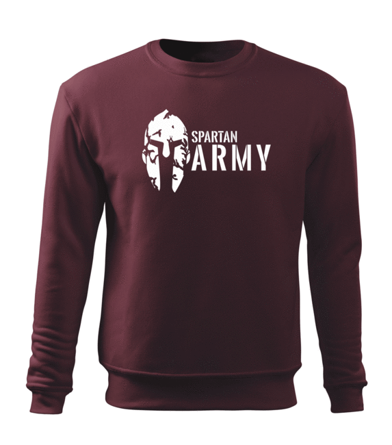 DRAGOWA Spartan Army толстовка чоловіча, бордовий 300g/m2