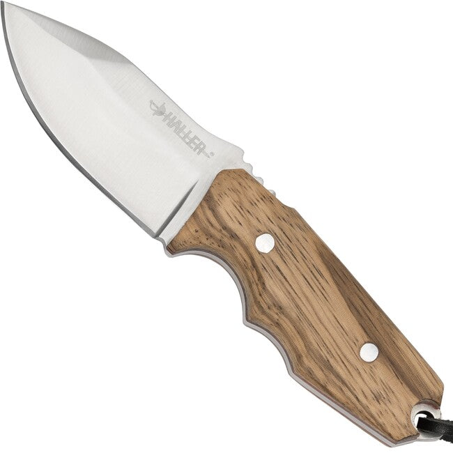Haller Outdoor ніж з твердим лезом Zebraholzgriff