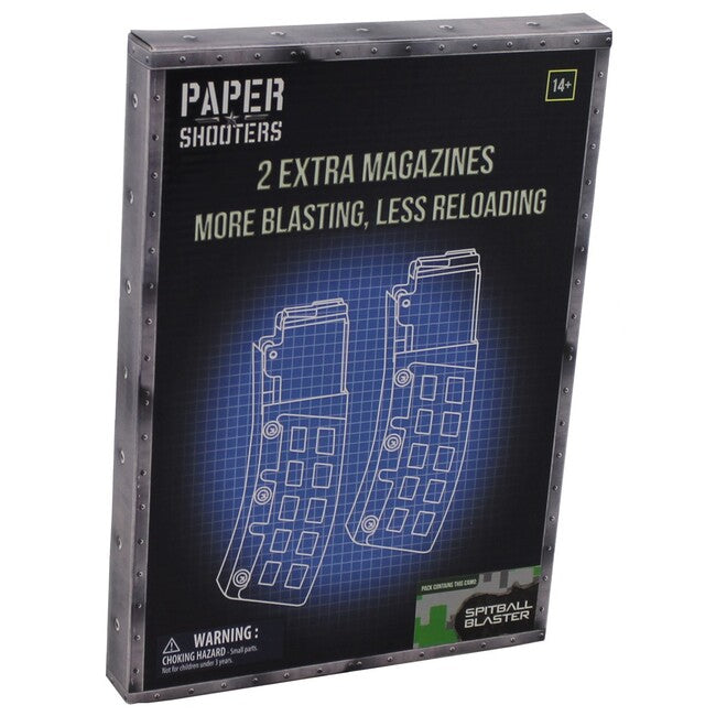 PAPER SHOOTERS Green Spit запасні магазини до зброї, 2 шт.