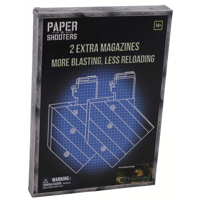 PAPER SHOOTERS Extinction складна зброєнасічувально-папір набір, 2-pack