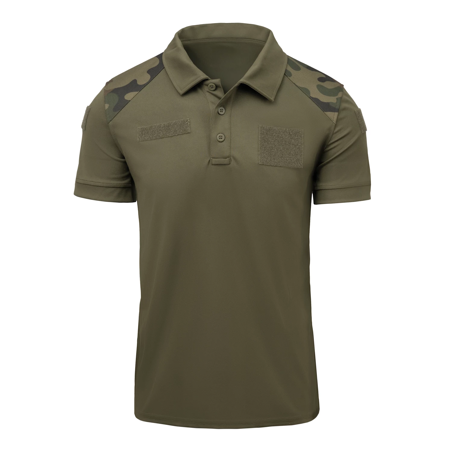 Helikon-Tex Military поло, Olive Green/PL Woodland