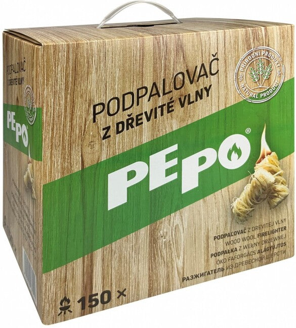 PE-PO розпалювач з деревної вати 150 шт., PEFC