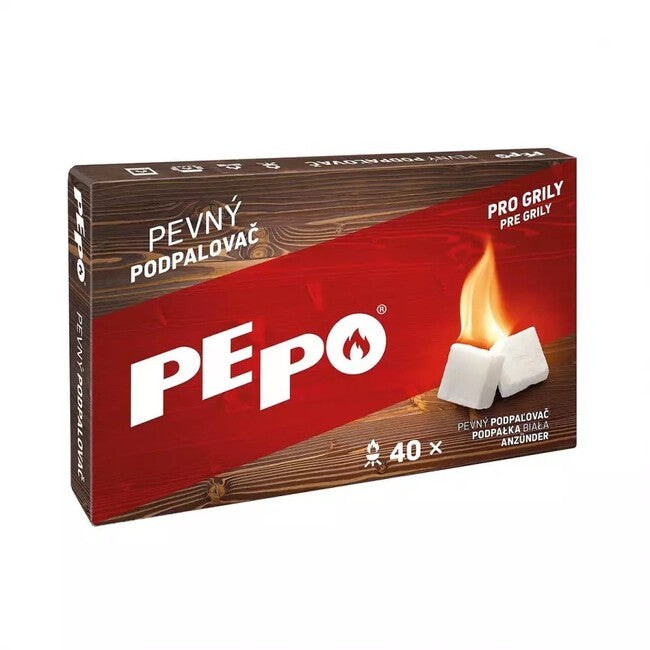 PE-PO твердий розпалювач 40 штук, коробка