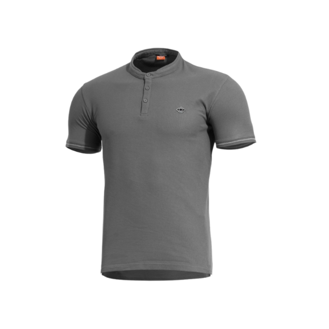 Pentagon Levantes Henley Stripes футболка, сіра