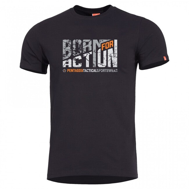 Pentagon футболка Born for Action, чорна
