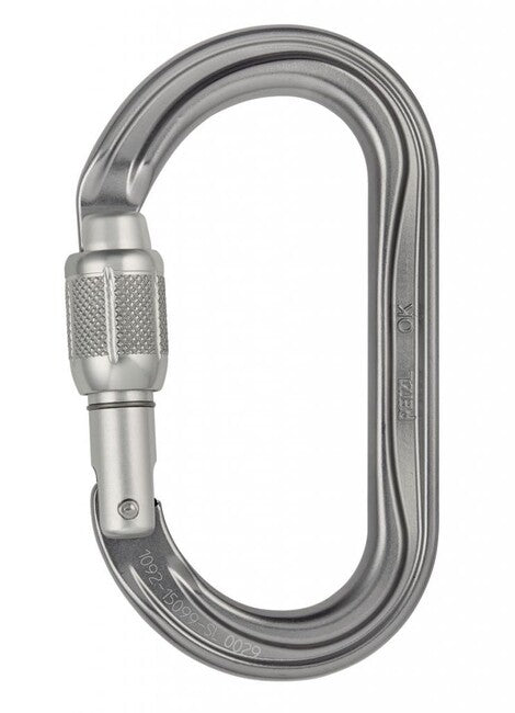 Petzl OK карабін Screw Lock овальний з гвинтовою страховкою