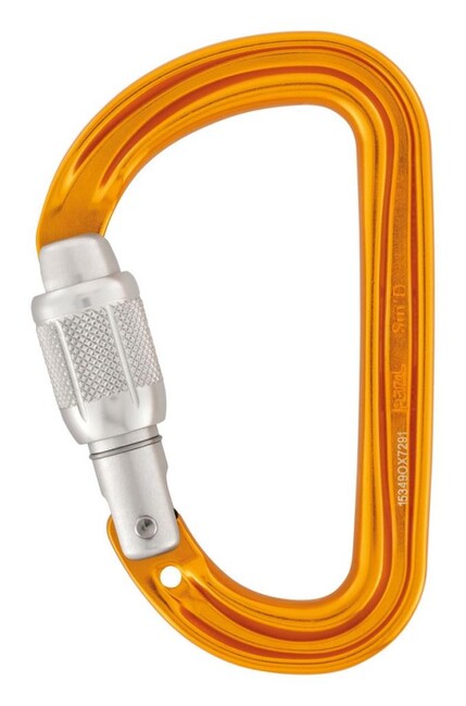 Petzl SM'D карабін Screw-Lock зі гвинтовою страховкою, срібний