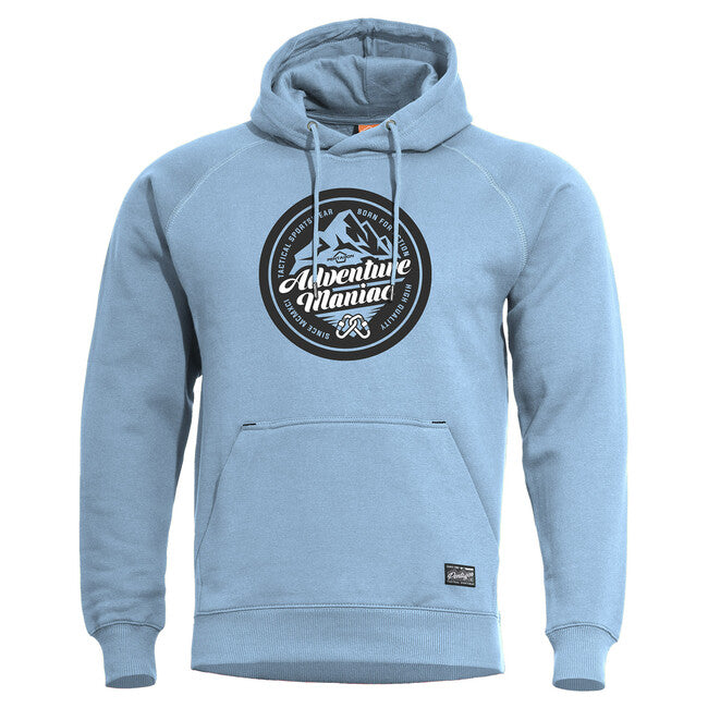 Pentagon Phaeton Hood Adventure Maniac толстовка чоловіча з капюшоном, лагунний синій