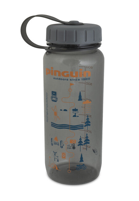 Pinguin Tritan Slim Bottle 0.65L 2020 фляга, сіра