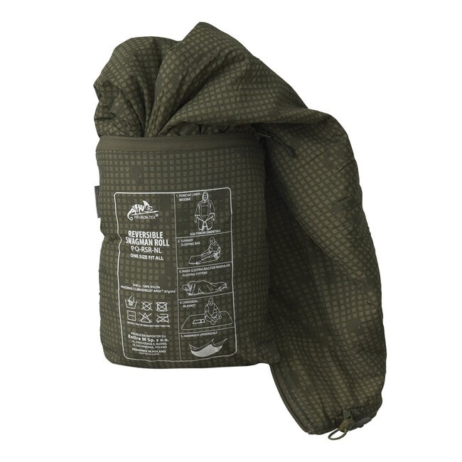 Helikon-Tex SWAGMAN ROLL двостороннє пончо, Pencott Wildwood / Snowdrift