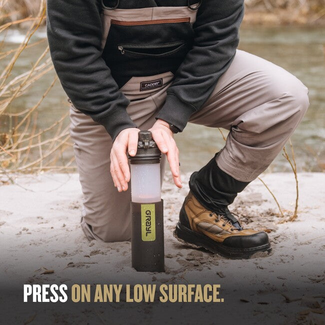 GRAYL Geopress Purifier фільтруюча пляшка 710 ml, чорна камуфляж