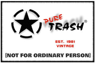 Pure Trash футболка батик узор, 180g/m2
