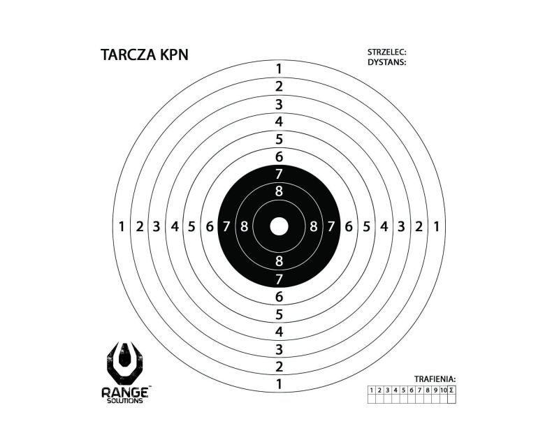 Range Solutions KPN стрілецькі мішені - 100 шт.