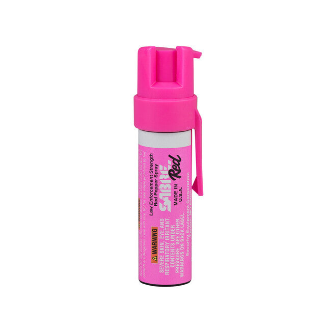 SABRE Red карманний захисний спрей з кліпом, рожевий, 22 ml