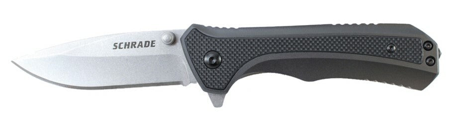 Schrade ніж 8,1 см, чорний, алюміній G10