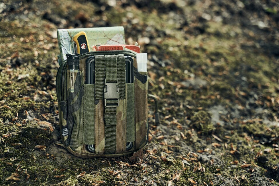 Brandit Molle Functional поясна сумка, темний камуфляж