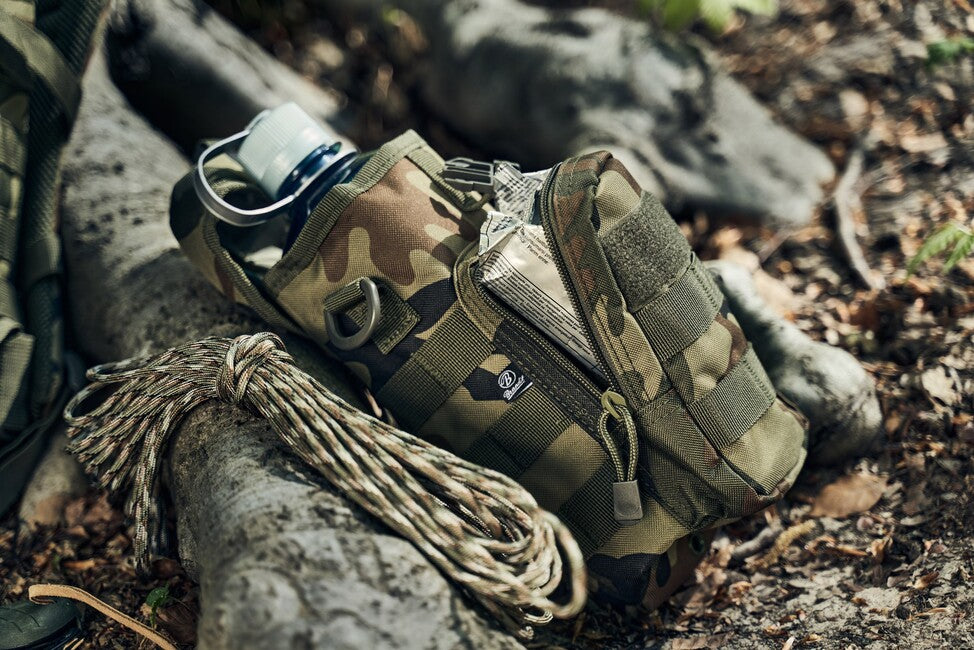 Brandit Molle чохол на пляшку з кишенею II, оливковий