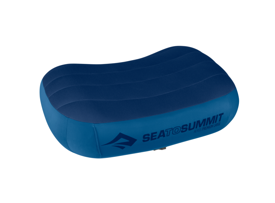 Sea to Summit Aeros Premium дорожна подушка, Large, темно-синя