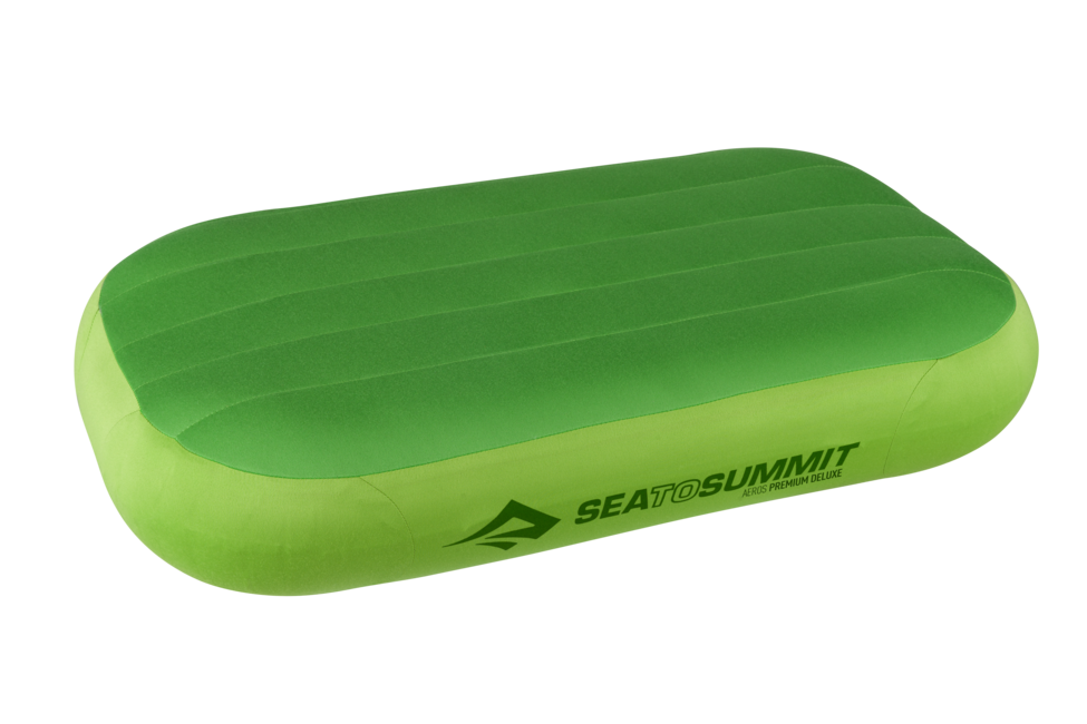 Sea to Summit Aeros Premium дорожна подушка, лаймово-зелена