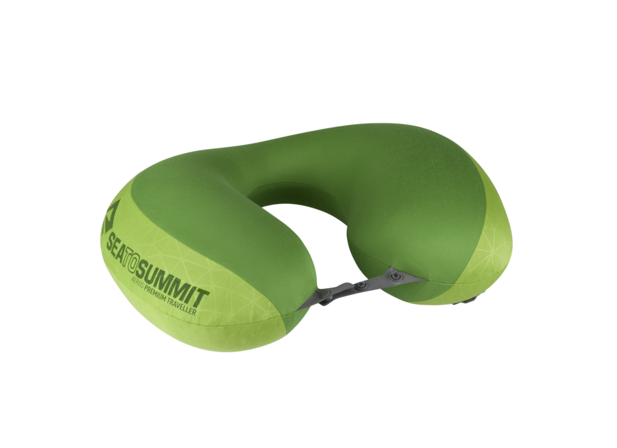 Sea to Summit Aeros Premium дорожна подушка, лаймово-зелена
