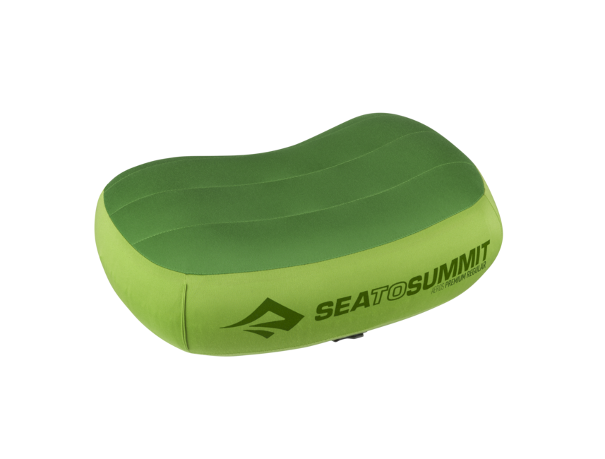 Sea to Summit Aeros Premium дорожна подушка, Regular, лаймово-зелена