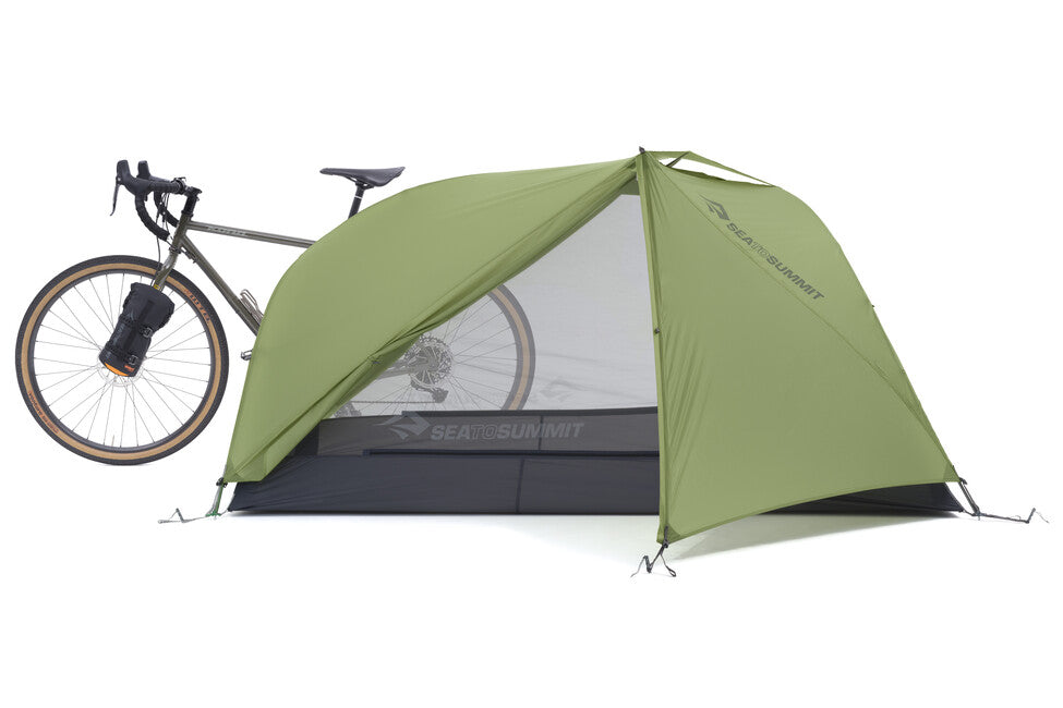 Sea to Summit Telos TR2 Bikepack намет, зелений