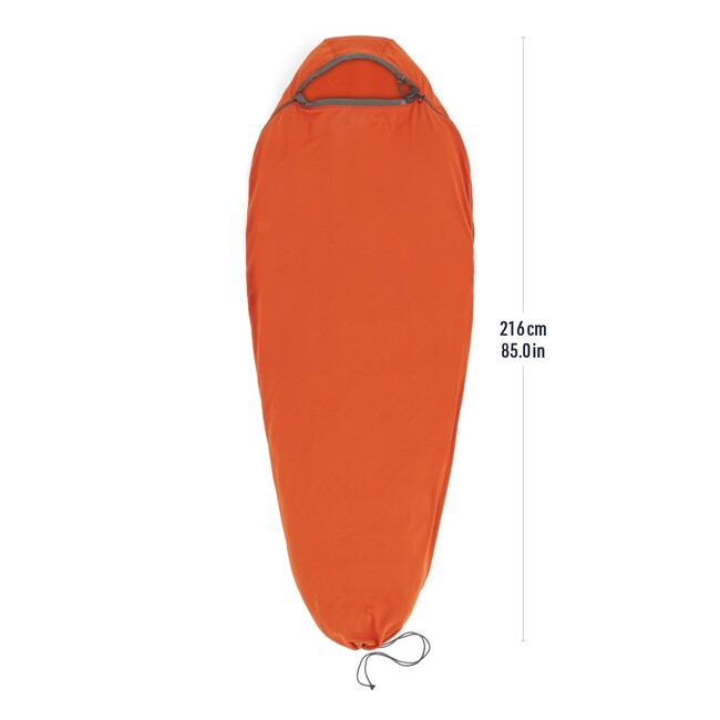 Sea to Summit Reactor fleece вкладиш для спального мішка, Standard, помаранчевий