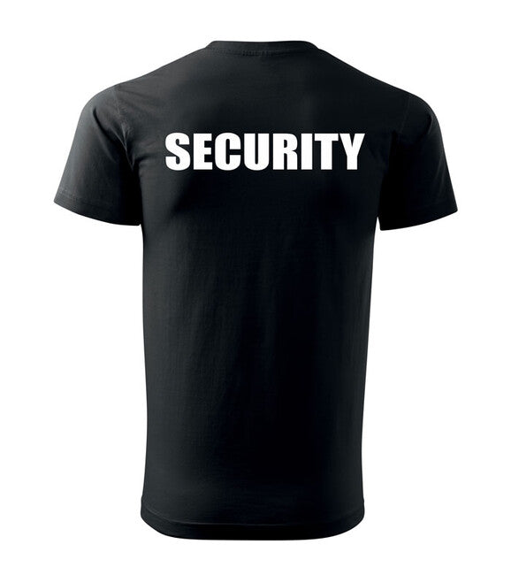 DRAGOWA SECURITY футболка з написом, чорна