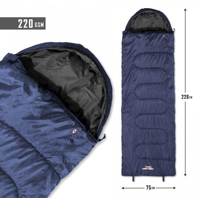Pentagon Sentinel спальний мішок +5°C/+15°C, темно-синій